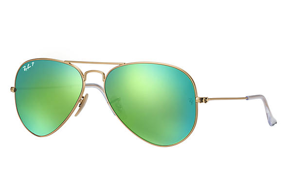 ray ban green aviator sunglasses